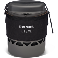 Primus Lite XL Pot II Campingtopf 1.0 Liter aus Aluminium mit W&auml;rmetauscher und Isolierh&uuml;lle 3-teilig