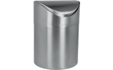 Metaltex Poubelle de table en acier inoxydable 1,5 litre