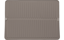 Bruine rechthoekige grillmat met ribbels