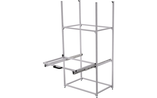 Image du produit SYS-RACK 64-L-RTR-1 Syst&egrave;me d'&eacute;tag&egrave;res avec extension t&eacute;lescopique pour garage arri&egrave;re 69 x 41 x 130 cm 1