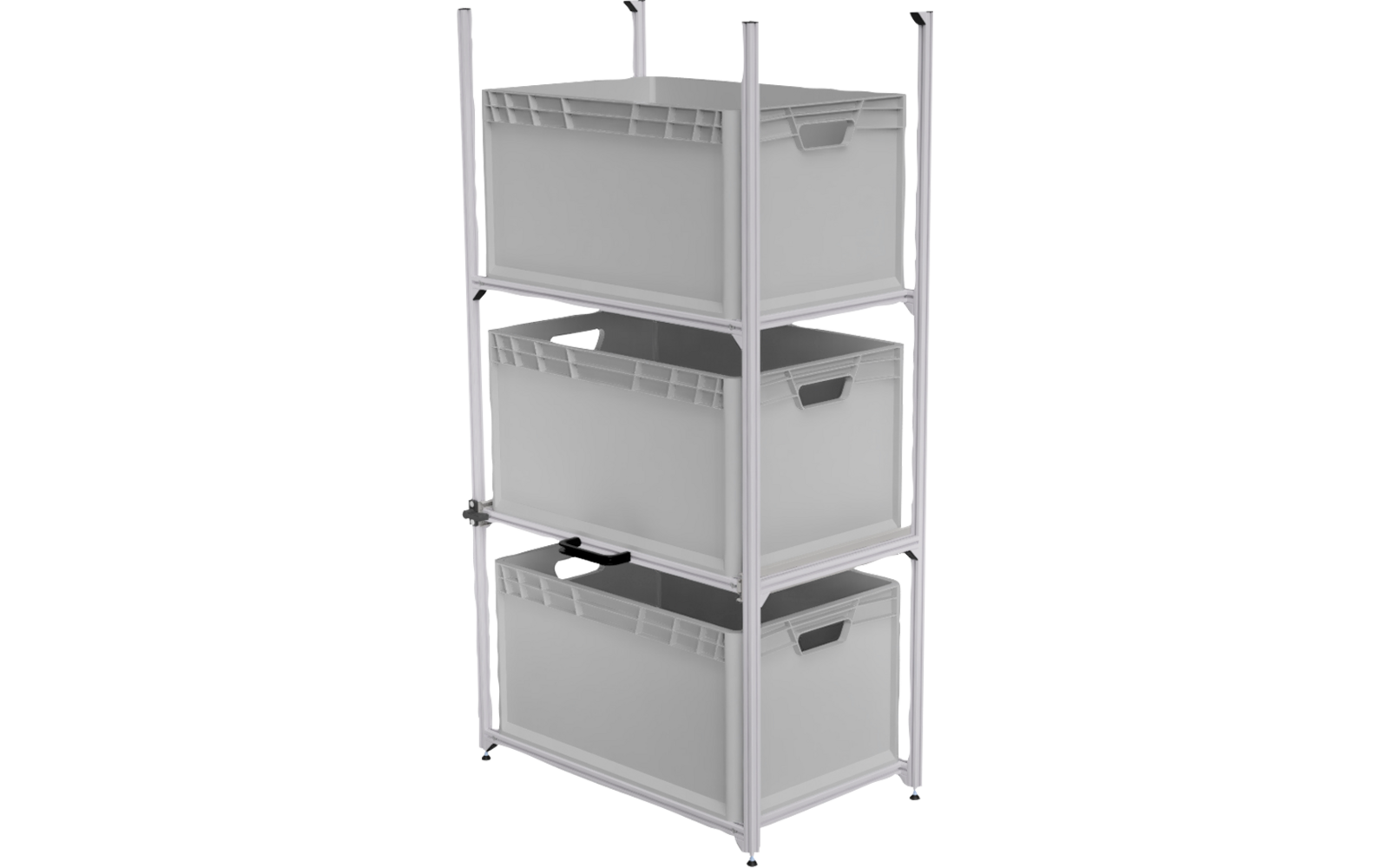 Image du produit SYS-RACK 64-L-RTR-1 Syst&egrave;me d'&eacute;tag&egrave;res avec extension t&eacute;lescopique pour garage arri&egrave;re 69 x 41 x 130 cm 1