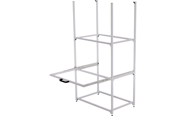 Image du produit SYS-RACK 64-L-RTR-1 Syst&egrave;me d'&eacute;tag&egrave;res avec extension t&eacute;lescopique pour garage arri&egrave;re 69 x 41 x 130 cm 1