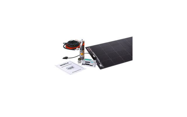 Büttner Elektroartikel Flat Light FL 150 Ultraflach-Solar-Komplettanlage 150 Wp