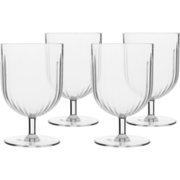 Bo-Camp Brim Weinglas stapelbar transparent 290 ml 4 St&uuml;ck