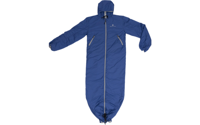 Bergstop Cozybag Comfort Multifunktionsschlafsack mit Ärmeln blau M 220 cm