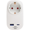 Small product image Brennenstuhl Steckdosenadapter 230 V USB-C Power Delivery 20 W USB-A 18 W 1
