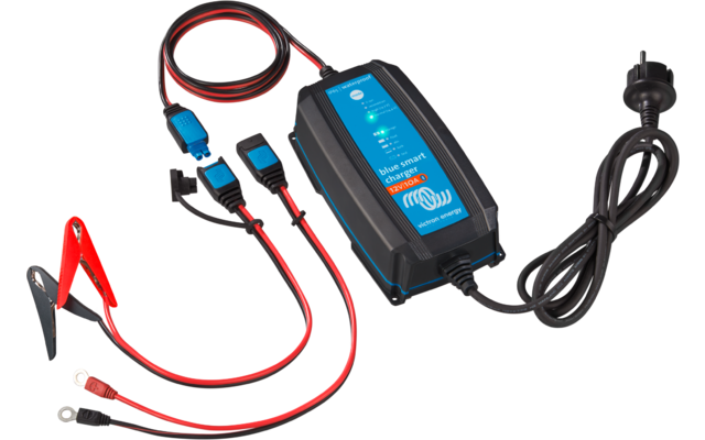 Produktbild Victron Blue Smart IP65 Batterieladeger&auml;t Bluetooth 1 Ausgang CEE 7/17 Stecker 12 V + DC Connector 1