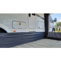 Mobil Safe Zugluftstopper freistehende Premium-Zugluftschutzfolie 5,25 x 0,70 Meter inkl. 9 Stellf&uuml;&szlig;en