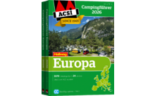 Guide des Campings ACSI Europe 2026 avec carte de réduction CampingCard