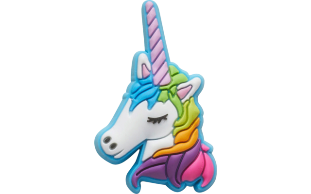 Cinq illustrations colorées côte à côte : arc-en-ciel, sucette, beignet glacé rose avec vermicelles, distributeur de boules rose avec bonbons multicolores, tête de licorne avec crinière multicolore