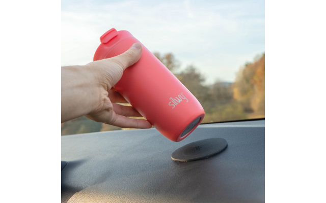 Produktbild Silwy Magnet Isolierbecher aus Edelstahl mit Metall-Nano-Gel-Pad 1