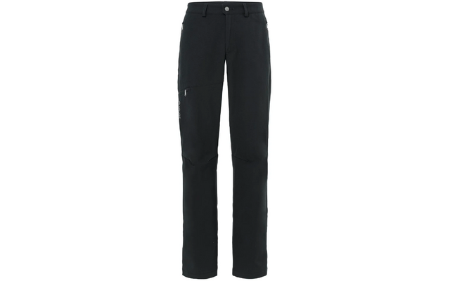 Schwarze lange Hose mit Reißverschlusstaschen