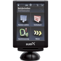 Bury handsfree carkit CC 9056 Plus met Bluetooth en touchscreen