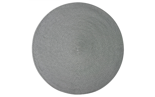 Westmark cirkel tafelset rond 38 cm grijs - 4-delige set