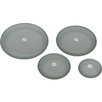 Berger Silikondeckel-Set 4-teilig f&uuml;r Gl&auml;ser und Sch&uuml;sseln gr&uuml;n