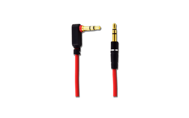 2GO AUX / MP3 zachte audiokabel 1,5 meter rood