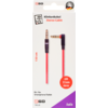 2GO AUX / MP3 Soft Audiokabel 1,5 Meter rot