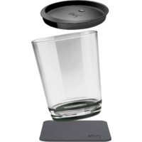 Silwy Magnet-Trinkbecher Triple - Pearl Grey (250 ml)