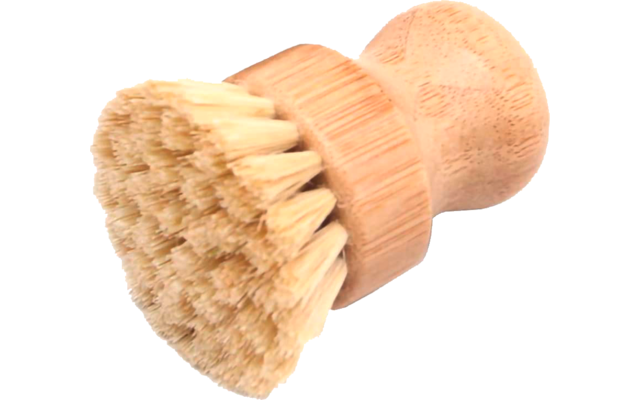 Origin Outdoors Cepillo de limpieza Cepillo para fregadero Bambú con fibras naturales
