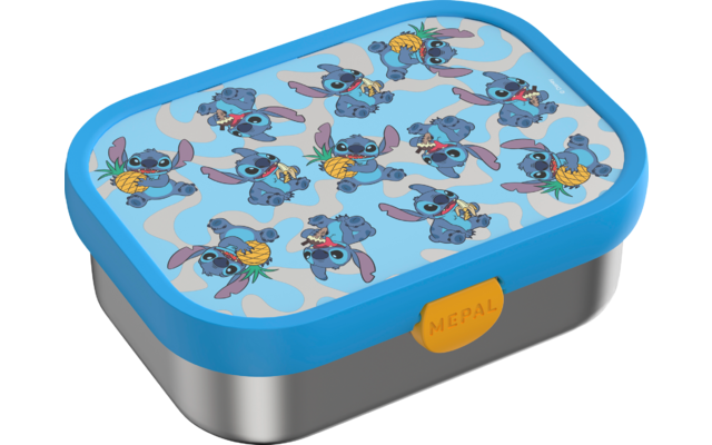 Produktbild Mepal Campus Brotdose Edelstahl mit Bento-Einsatz und Gabel 750 ml 1