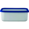 HoneyWare enamel food storage box XL high 2.8 liters blue