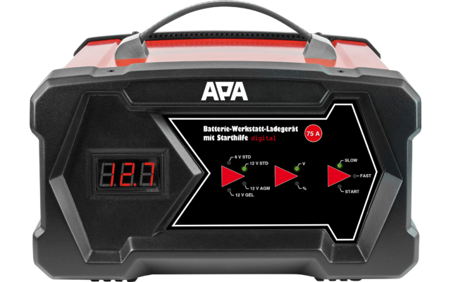 Apa workshop charger digital 6/12 V