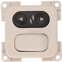  Inprojal System 10.000 Kombinationsschalter hellgrau