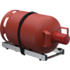 GOK transport lock Base for gas cylinder up to 11 kg