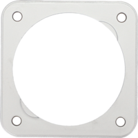 Inprojal System 10.000 Distanzplatte altsilber matt struktur