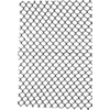 Dicht metalen rooster met vierkant patroon