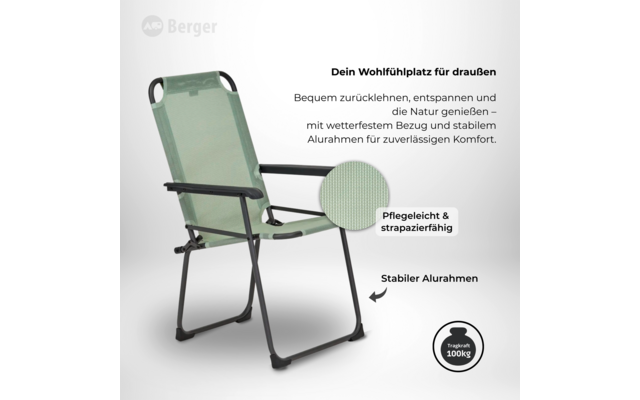 Immagine del prodotto Sedia pieghevole Berger Iseo Classic 1