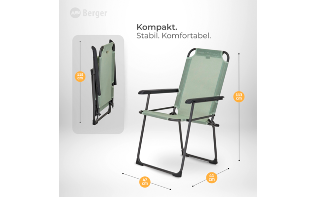 Immagine del prodotto Sedia pieghevole Berger Iseo Classic 1