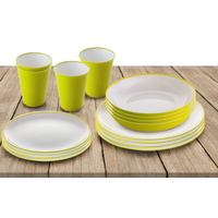 Omada Essgeschirr-Set 16-tlg. lime green für 4 Personen