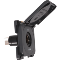 Inprojal systeem 10.000 stopcontact 12V leigrijs K