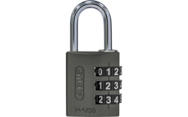 Abus combination lock B/DFNLI 144/30 titanium