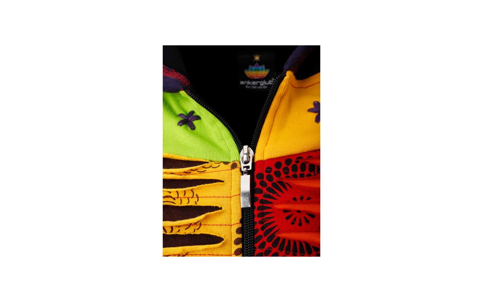 Product afbeelding Ankerglut Nepalherz Patchwork Damenmantel 1