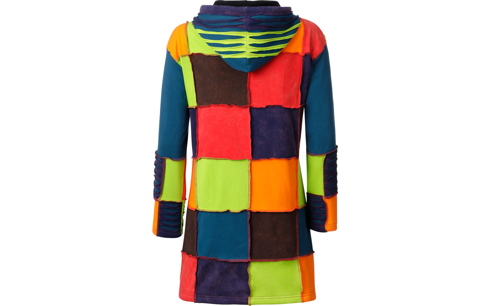 Product afbeelding Ankerglut Nepalherz Patchwork Damenmantel 1