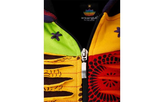 Product afbeelding Ankerglut Nepalherz Patchwork Damenmantel 1