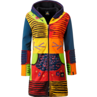Ankerglut Nepalherz Patchwork Damenmantel