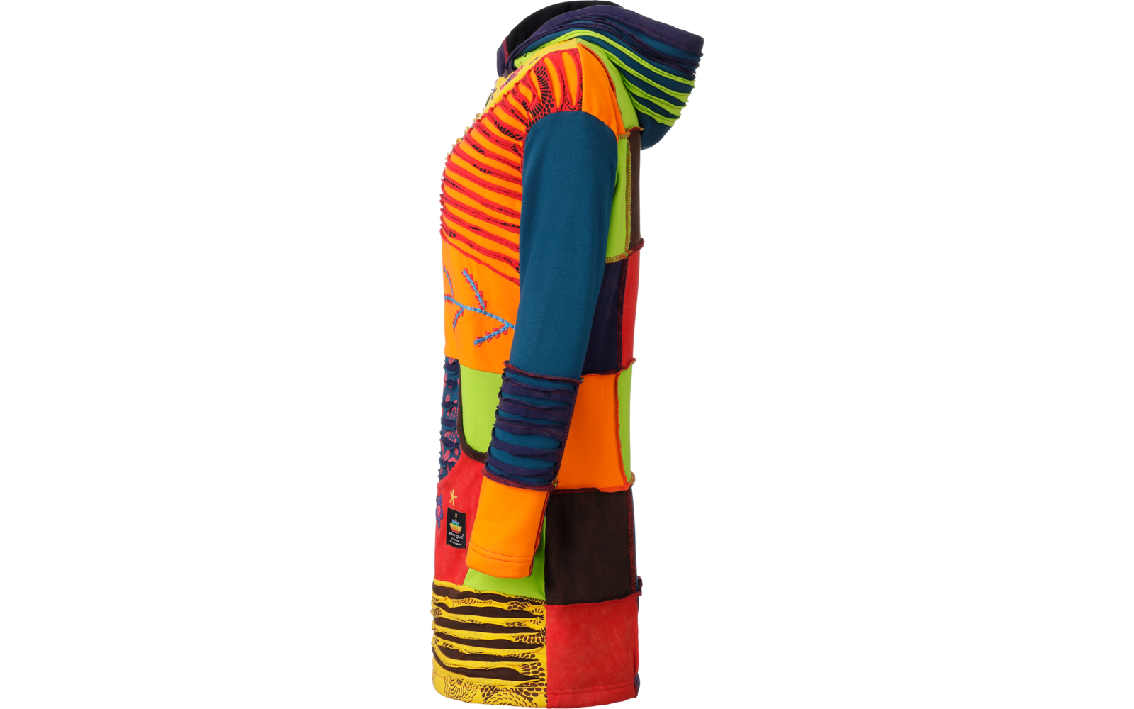 Image du produit Ankerglut Nepalherz Patchwork Damenmantel 1