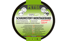 Petec Schaumstoff-Montageband doppelseitiges Klebeband 10 m x 19 mm x 1 mm