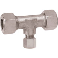 GOK T-regelaansluiting 10 x 8 x 10 mm type TR met wartelmoer type M en snijring type D