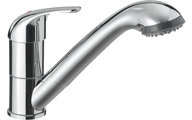 Product image Reich Kama single lever faucet with duet hand shower with switch chrome 1