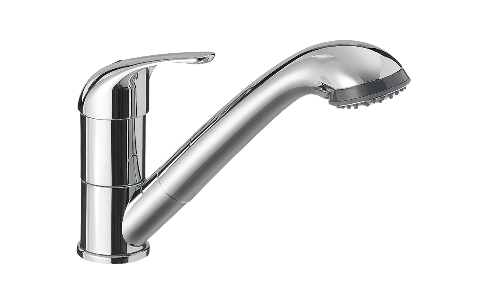 Product image Reich Kama single lever faucet with duet hand shower with switch chrome 1