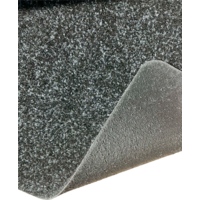 AT Industries Robusta Veloursteppich mit Gummir&uuml;cken f&uuml;r Fahrzeuginnenraum Breite 2 m (Meterware)
