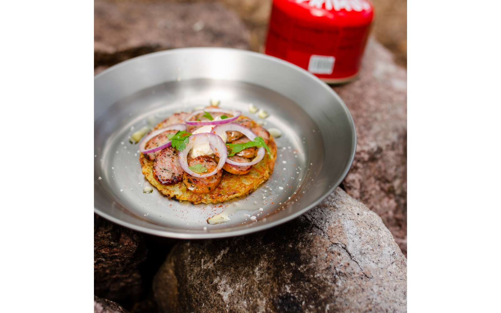 Produktbild Primus Lagerfeuerplatte aus 18/8 Edelstahl 1