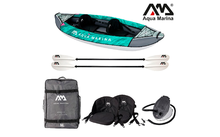 Aqua Marina Laxo Leisure Kayak Set 7 piezas verde/gris