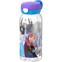 Mepal Campus Kinder-Trinkflasche mit Klappdeckel auslaufsicher 600 ml Frozen Friends