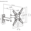 Small product image Berger Full-motion TV wall mount 1