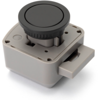 Confurn R-EVOLUTION Syst&egrave;me de fermeture Push Lock rond noir